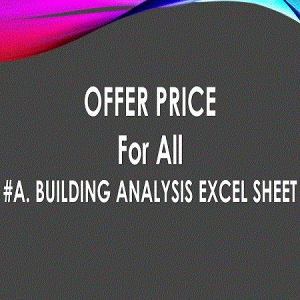 OFFER- All of #A. Building Analysis Excel Sheet
